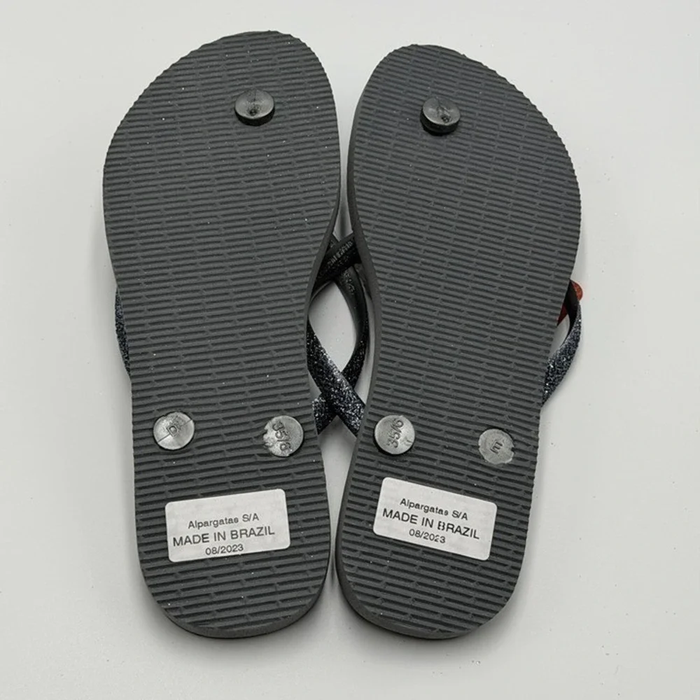 W's 6 | Havaianas Slim Glitter flip flops / sandals | SLGL0026